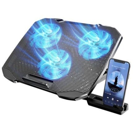 Gaming Cooler with 3 Big Fans – High-Performance Cooling Pad